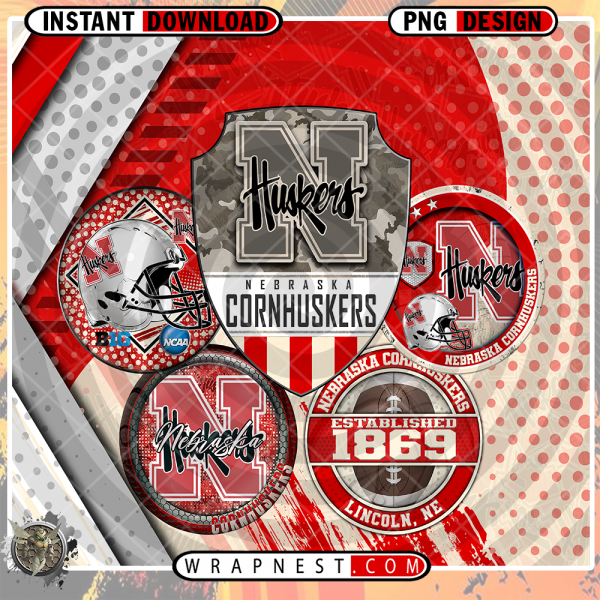 CORNHUSKERS LOGO WRAP