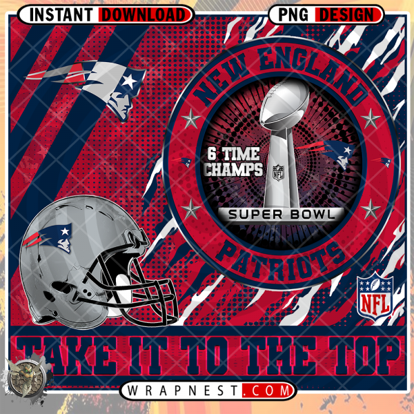 PATRIOTS CHAMPION WRAP