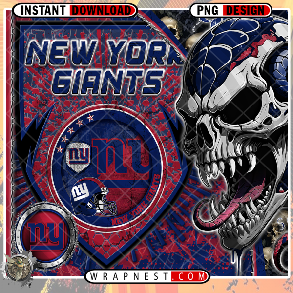 GIANTS SKULL SHIELD WRAP
