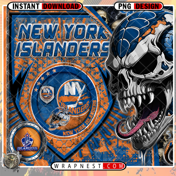ISLANDERS SKULL SHIELD WRAP