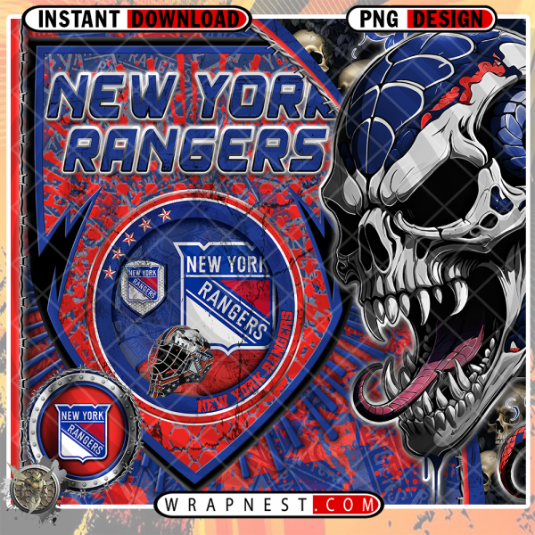 RANGERS SKULL SHIELD WRAP