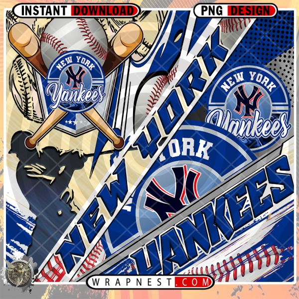 YANKEES SILHOUETTE WRAP