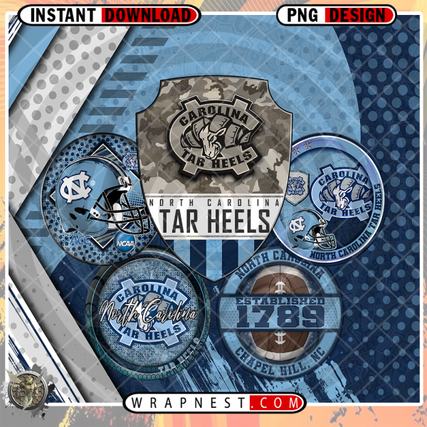 TAR HEELS LOGO WRAP