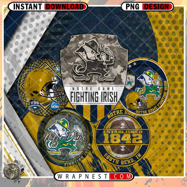 FIGHTING IRISH LOGO WRAP