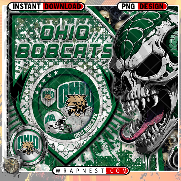 BOBCATS SKULL SHIELD WRAP