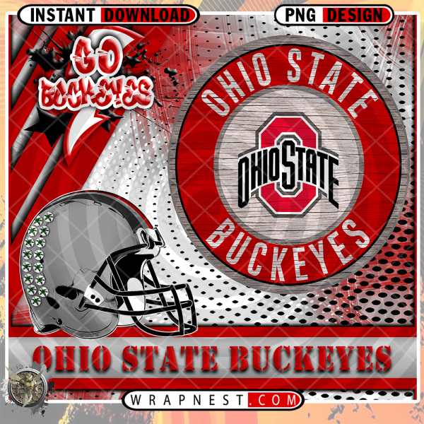 BUCKEYES GO TEAM WRAP