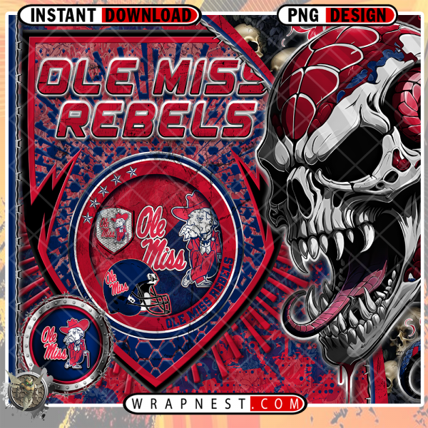 REBELS SKULL SHIELD WRAP