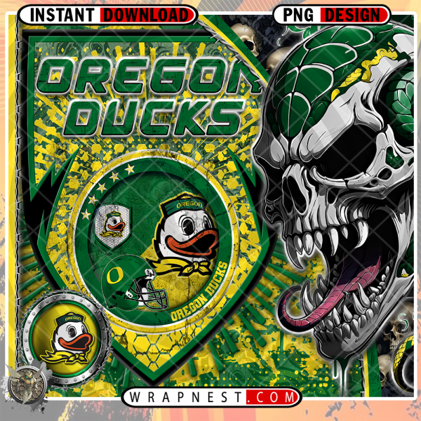 DUCKS SKULL SHIELD WRAP