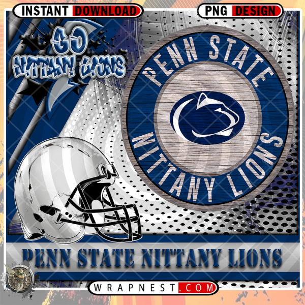 NITTANY LIONS GO TEAM WRAP