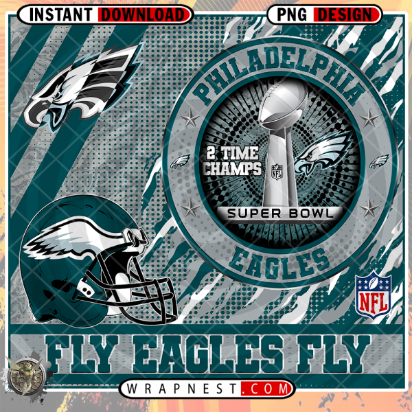 EAGLES CHAMPION WRAP