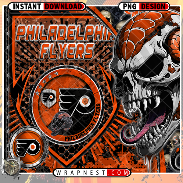 FLYERS SKULL SHIELD WRAP