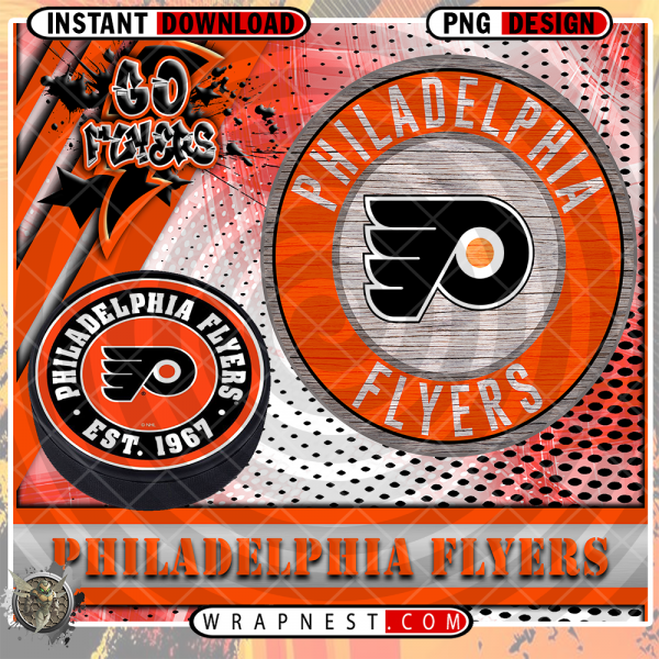 FLYERS GO TEAM WRAP