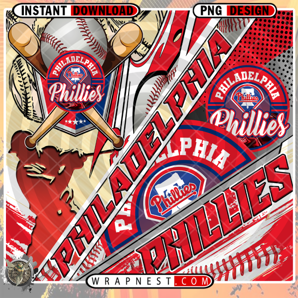 PHILLIES SILHOUETTE WRAP