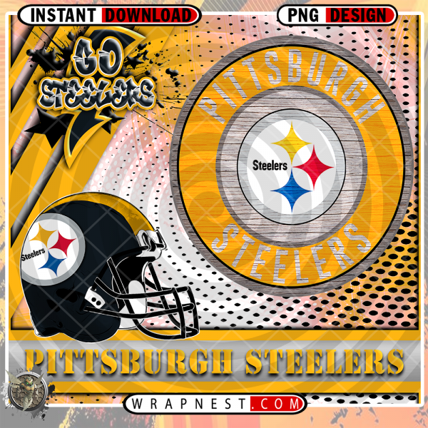 STEELERS GO TEAM WRAP