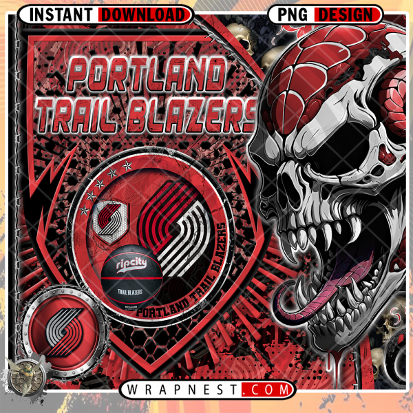 TRAIL BLAZERS SKULL SHIELD WRAP