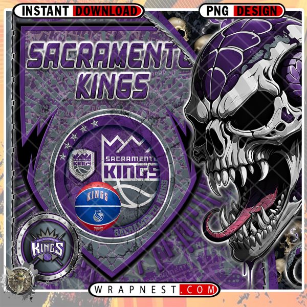 KINGS SKULL SHIELD WRAP