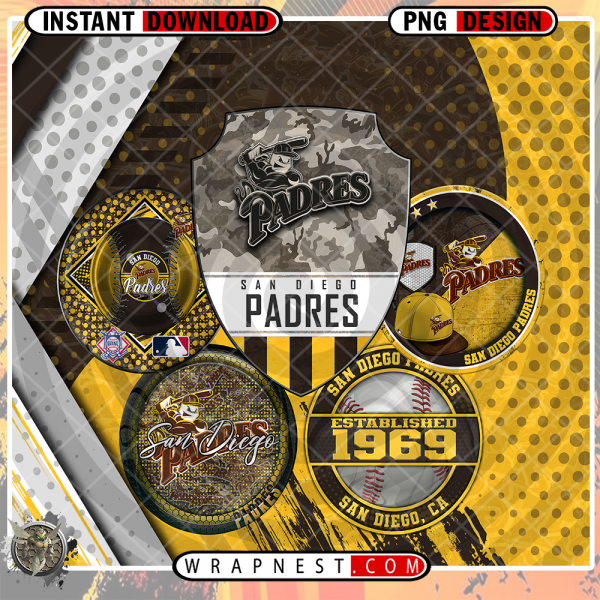 PADRES LOGO WRAP