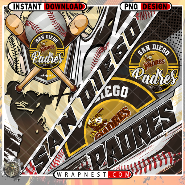 PADRES SILHOUETTE WRAP