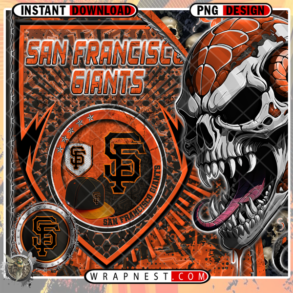 GIANTS SKULL SHIELD WRAP