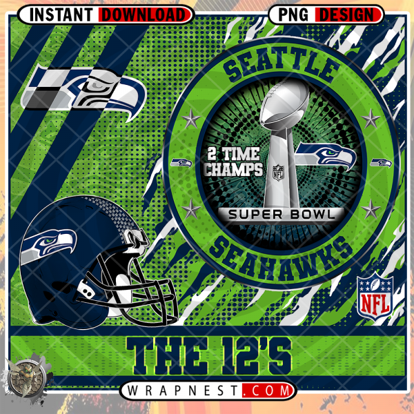 SEAHAWKS CHAMPION WRAP