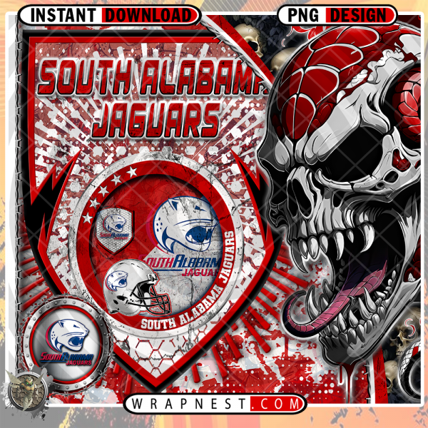 JAGUARS SKULL SHIELD WRAP