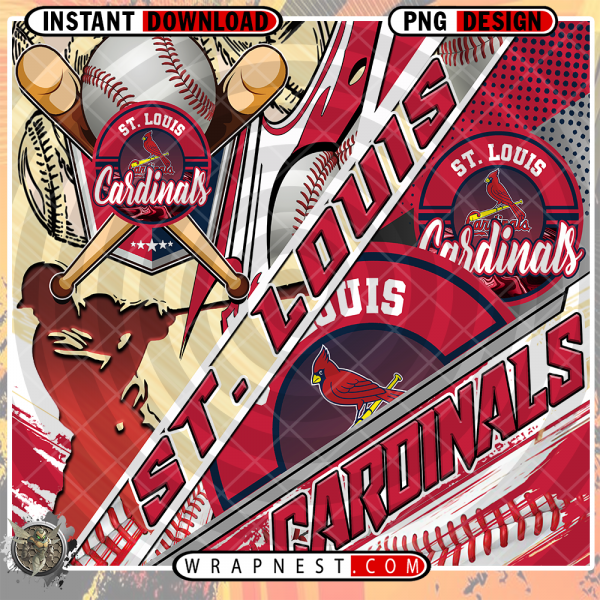 CARDINALS SILHOUETTE WRAP