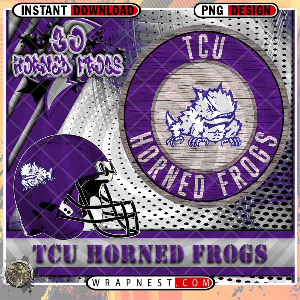 HORNED FROGS GO TEAM WRAP