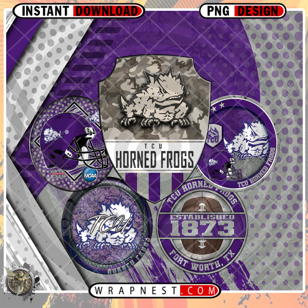 HORNED FROGS LOGO WRAP