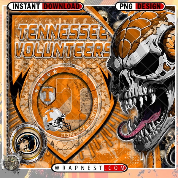 VOLUNTEERS SKULL SHIELD WRAP