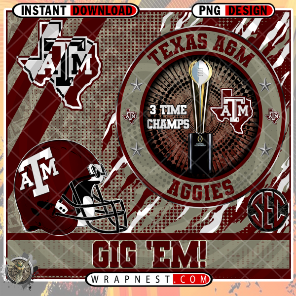 AGGIES CHAMPION WRAP