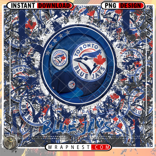 BLUE JAYS GRUNGE v3 WRAP