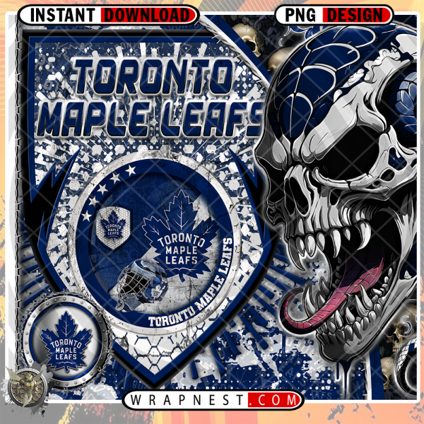 LEAFS SKULL SHIELD WRAP