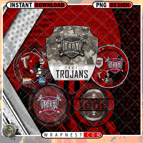 TROJANS LOGO WRAP