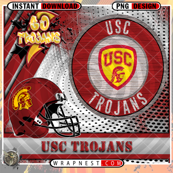 TROJANS GO TEAM WRAP