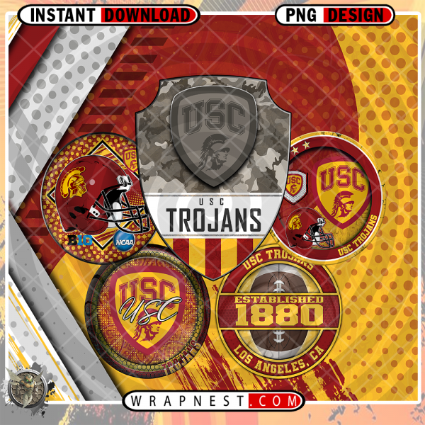 TROJANS LOGO WRAP