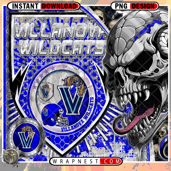 WILDCATS SKULL SHIELD WRAP