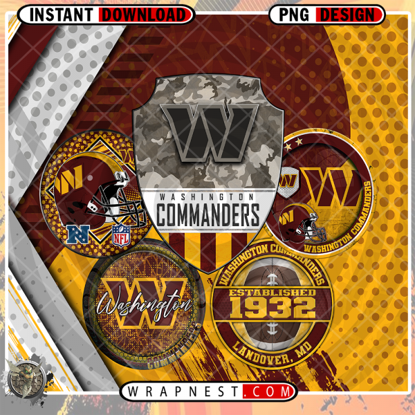 COMMANDERS LOGO WRAP