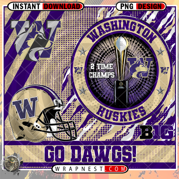 HUSKIES CHAMPION WRAP