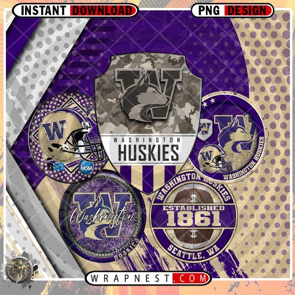 HUSKIES LOGO WRAP