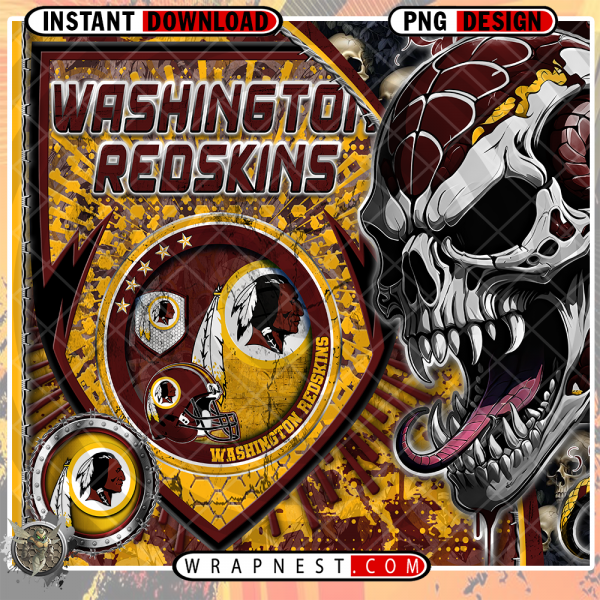 REDSKINS SKULL SHIELD WRAP
