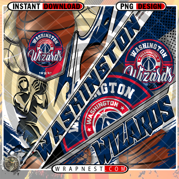 WIZARDS SILHOUETE WRAP