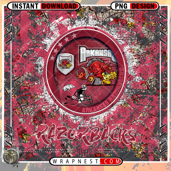 RAZORBACKS GRUNGE V3