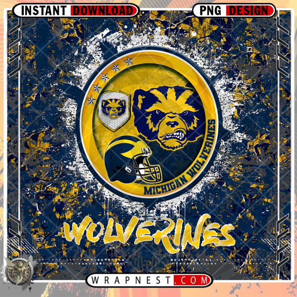 WOLVERINES GRUNGE V3