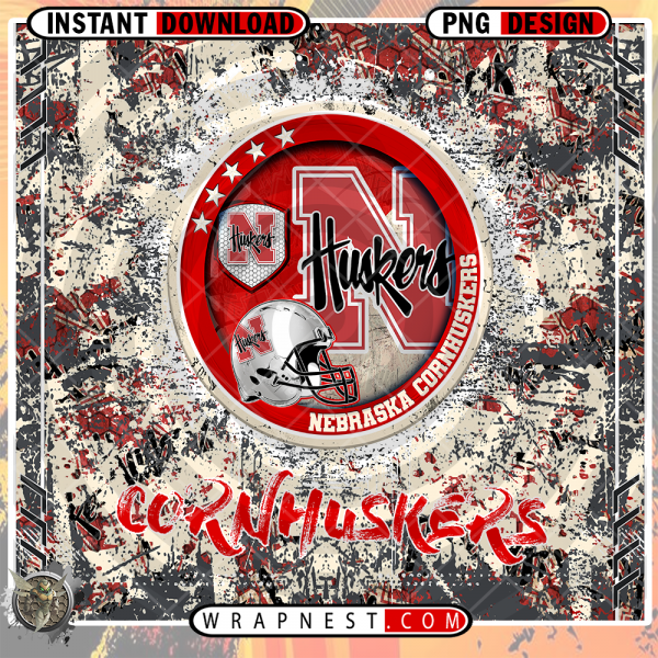 CORNHUSKERS GRUNGE V3