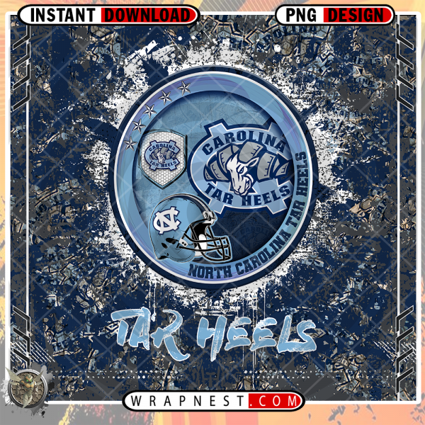 TAR HEELS GRUNGE V3