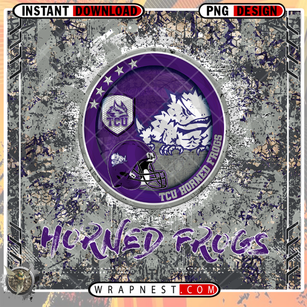 HORNED FROGS GRUNGE V3