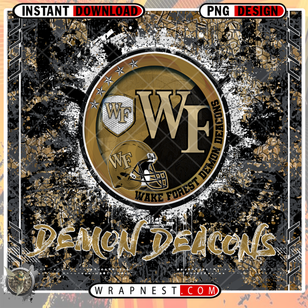 DEMON DEACONS GRUNGE V3