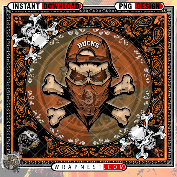 DUCKS SKULL BANDANA