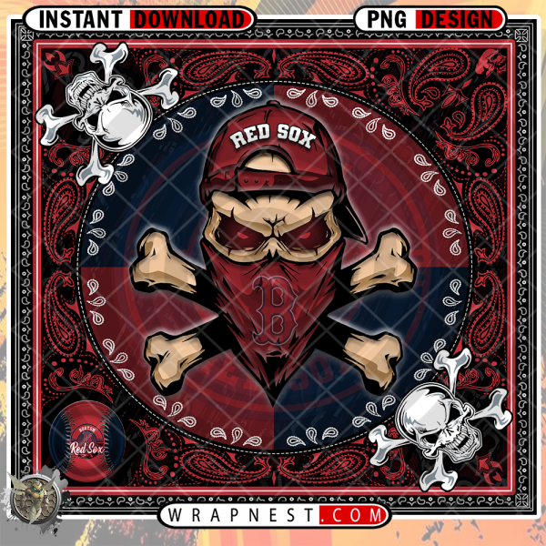 RED SOX SKULL BANDANA