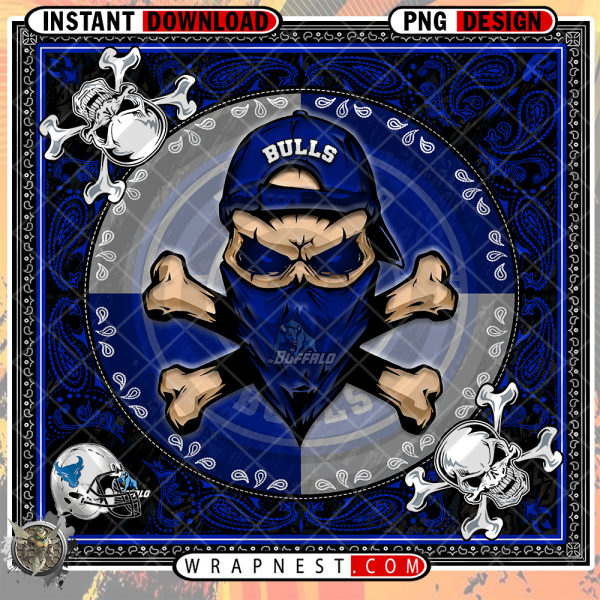 BULLS SKULL BANDANA
